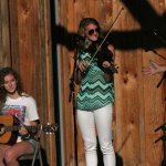 Texas sisters at the 2013 Wayne Henderson Festival - photo by Andy Garrigue