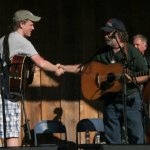 Zeb Snyder and Wayne Henderson at the 2013 Wayne Henderson Festival - photo by Andy Garrigue