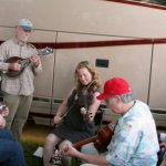 Jamming at the 2013 Wayne Henderson Festival - photo by Andy Garrigue