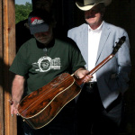 First prize in the guitar contest at the 2013 Wayne Henderson Festival - photo by Andy Garrigue