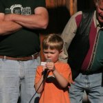 Raffle drawing at the 2013 Wayne Henderson Festival - photo by Andy Garrigue
