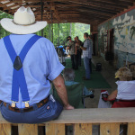 Best seat in the house at Wayside Bluegrass Festival (July 2012) - photo © Laura Tate Photography