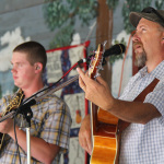 Patrick Robertson with The Jonathan Dillon band at Wayside Bluegrass Festival (July 2012) - photo © Laura Tate Photography