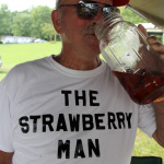 Mickey Ingram, 'the Strawberry Man,' at Wayside Bluegrass Festival (July 2012) - photo © Laura Tate Photography