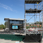 Red Hat Amphitheater before the show at the 2016 Wide Open Bluegrass festival - photo by Frank Baker
