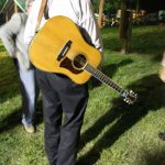 Johnny Ridge backstage at the Willow Oak Festival (April 2013) - photo by Laura Tate Photography