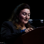 Marian Leighton-Levy, Keynote Speaker at the 2016 IBMA World of Bluegrass to town - photo © Tara Linhardt
