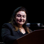Marian Leighton-Levy, Keynote Speaker at the 2016 IBMA World of Bluegrass to town - photo © Tara Linhardt
