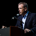 Paul Shiminger Executive Director of IBMA at the 2016 IBMA World of Bluegrass to town - photo © Tara Linhardt