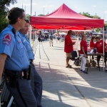 So many people from Raleigh and so many volunteers helped make this event possible and a success at Wide Open Bluegrass 2016 - photo © Tara Linhardt