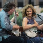 Béla Fleck and Abigail Washburn at 2014 Wide Open Bluegrass - photo by Todd Powers