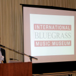 Chris Joslin of the IBMM addresses the Leadership Bluegrass Master Class at World of Bluegrass 2015 - photo by Becky Johnson