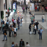 Crowd starting to build at World of Bluegrass 2015 - photo by Becky Johnson