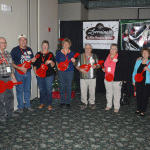 Canadian fans pose for a group photo at the 2015 Christmas in the Smokies Bluegrass Festival