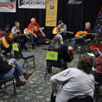 Tommy Long leads a guitar workshop at the 2015 Christmas in the Smokies Bluegrass Festival