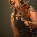 Allie Krall with Yonder Mountain String Band at The Ryman (July 3, 2014) - photo by Todd Powers