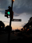 Sundown on Broad Street