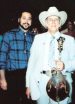 Tom Hanway and Bill Monroe - photo by George Quinn