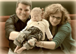 The Happy Haley Family: Jeff, Romey and Becky
