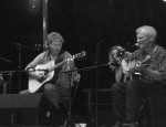 Jack Lawrence and Doc Watson at Doc Watson Day in Johnson City, Jume 2008.