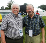 J.D. Crowe and Bobby Hicks at Festival of the Bluegrass 2013 - photo by Valerie Gabehart