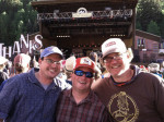 David Smith, Bryant Liggett and Chris Aaland at the 2013 Telluride Bluegrass Festival