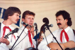 Richard Underwood, David McLaughlin and Dudley Connell with The Johnson Mountain Boys