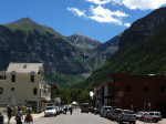 View of the Rocky Mountains from Telluride, CO