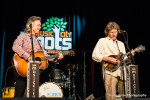 Jim Lauderdale and Sam Bush perform at the 2013 IBMA nomination at Music City Roots (8/14/13) - photo by Alane Anno