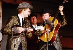 Ricky Skaggs and Keith Whitley performing with Ralph Stanley in the early 1970s