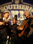 Ronnie McCoury, Jason Carter and Del McCoury at the Southern Ohio Indoor Music Festival