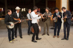 Old Crow Medicine Show outside the Grand Ole Opry House (9/17/13) - photo by Chris Hollo