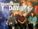 Regina Josgow, Ken Irwin and Marian Leighton Levy visit with Bluegrass Today in Raleigh - photo by Daniel Mullins