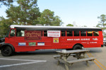 Banjo Island/Red Drum Pottery Bluegrass Jam Bus at the 2013 Outer Banks Bluegrass festival - photo by Woody Edwards