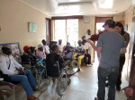 Henhouse Prowlers perform for and jam with the handicapped musicians of FOCEB