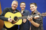 Gary Brewer with sons Mason and Wayne