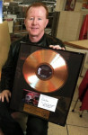Todd Taylor with his gold record
