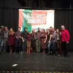 Bluegrass Jamboree! 2013 artists with promoter Rainer Zeller (right) after the final concert