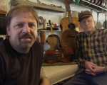 Ron and Frank Stewart with their first F&R Stewart violin