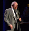 George Shuffler accepts his induction into the IBMA Hall of Fame in 2011 - photo by Ted Lehmann