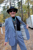 John Hutchinson in his Halloween costume in 2009 - photo by Rhonda Vincent