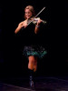 Ramsey Carpenter sawing on the fiddle in the 2014 Miss Kentucky pageant