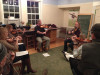 Fiddle class at the Mountain Music Parlor