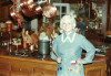 Dixie Hall in her kitchen some years ago - photo by Mylan Ray