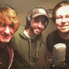 Seth Taylor, Josh Shilling and Jim VanCleve in the studio with Mountain Heart