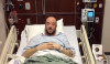 Ben Kaufmann in the hospital in Boulder