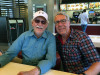 Doyle Lawson and Rainer Zellner at McDonalds in Germany (5/15/15)