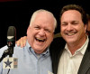 Gary Henderson with Larry Stephenson, who grew up listening to Gary's broadcasts