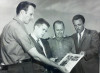 Bill Emerson, Gary Henderson, Jimmy Martin, and Tom 'Cat' Reeder at Lake Whippoorwill near Warrenton, VA