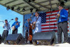Larry Sparks and The Lonesome Ramblers at The Brown County Bluegrass Festival - photo by Artie Werner